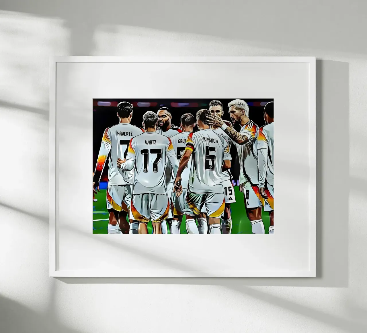 Festeggiamenti della Nazionale di calcio tedesca poster da dark eagle