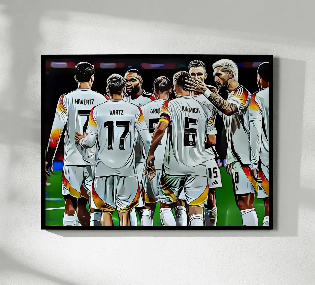 Festeggiamenti della Nazionale di calcio tedesca poster da dark eagle