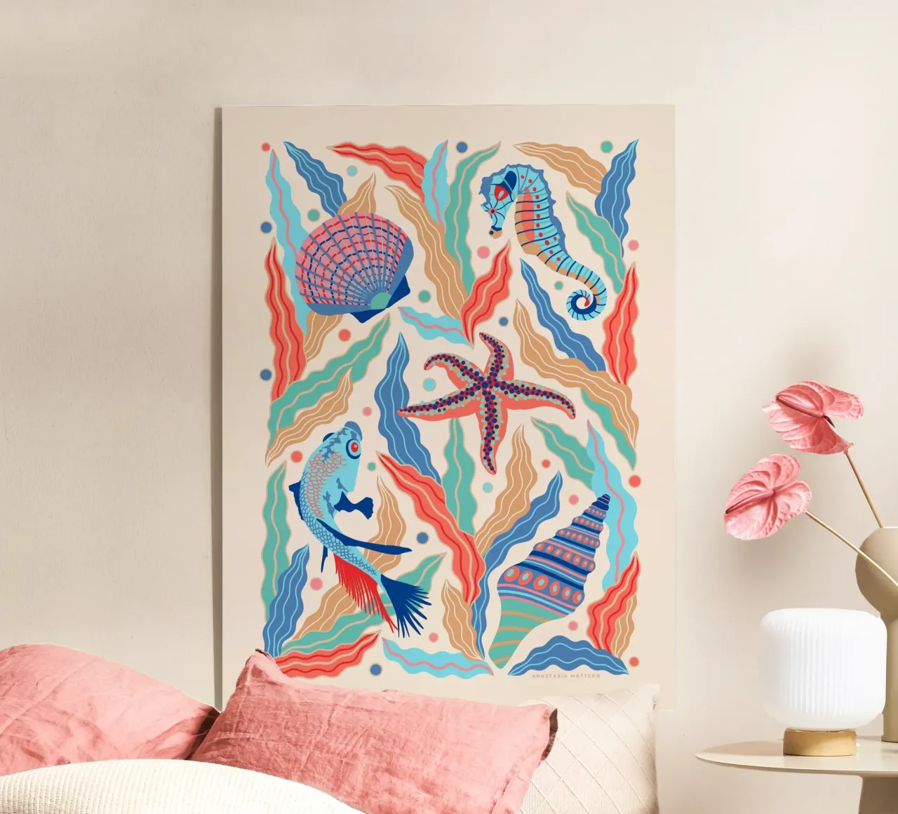 BELOW THE BLUE plexiglass da Anastasia Mattern