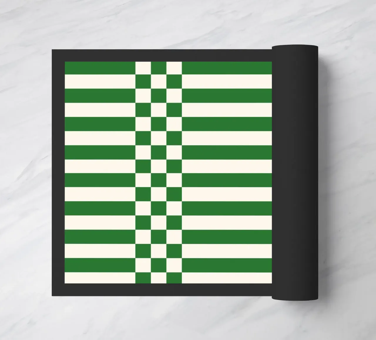 Green checks and lines zerbino da TijanaArtStudio88