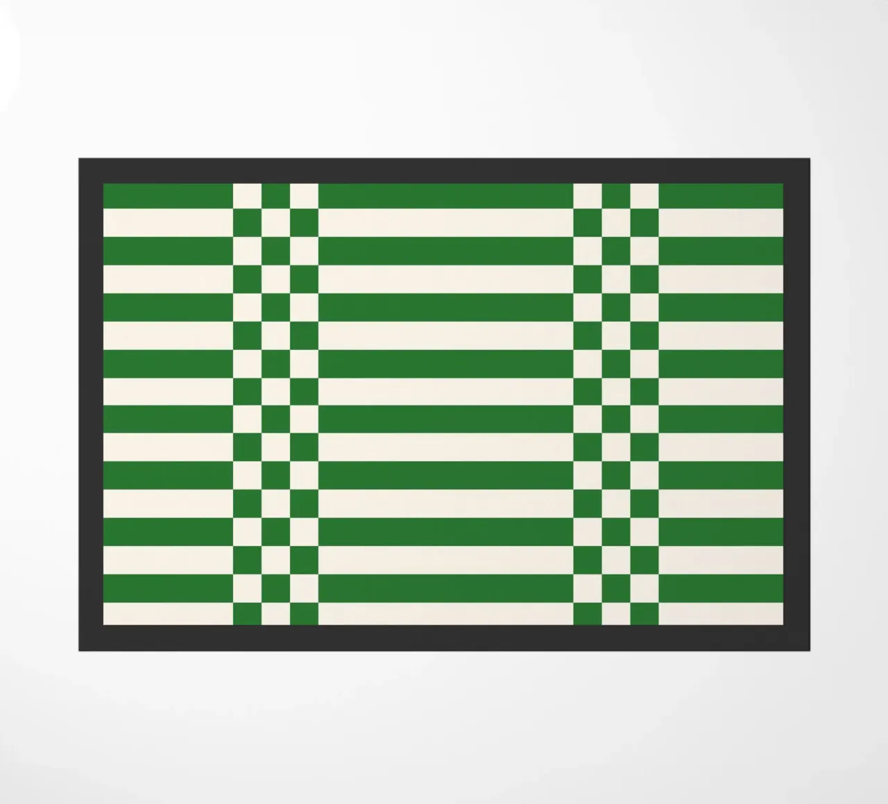 Green checks and lines zerbino da TijanaArtStudio88
