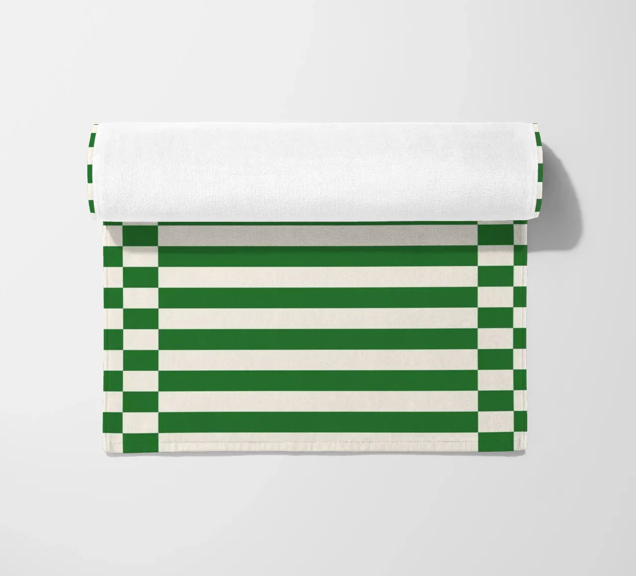 Green checks and lines telo mare da TijanaArtStudio88
