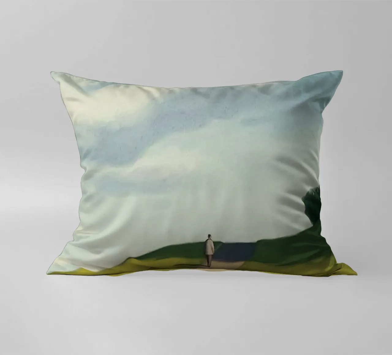 gradient sky countryside serenity cuscino da mip of map
