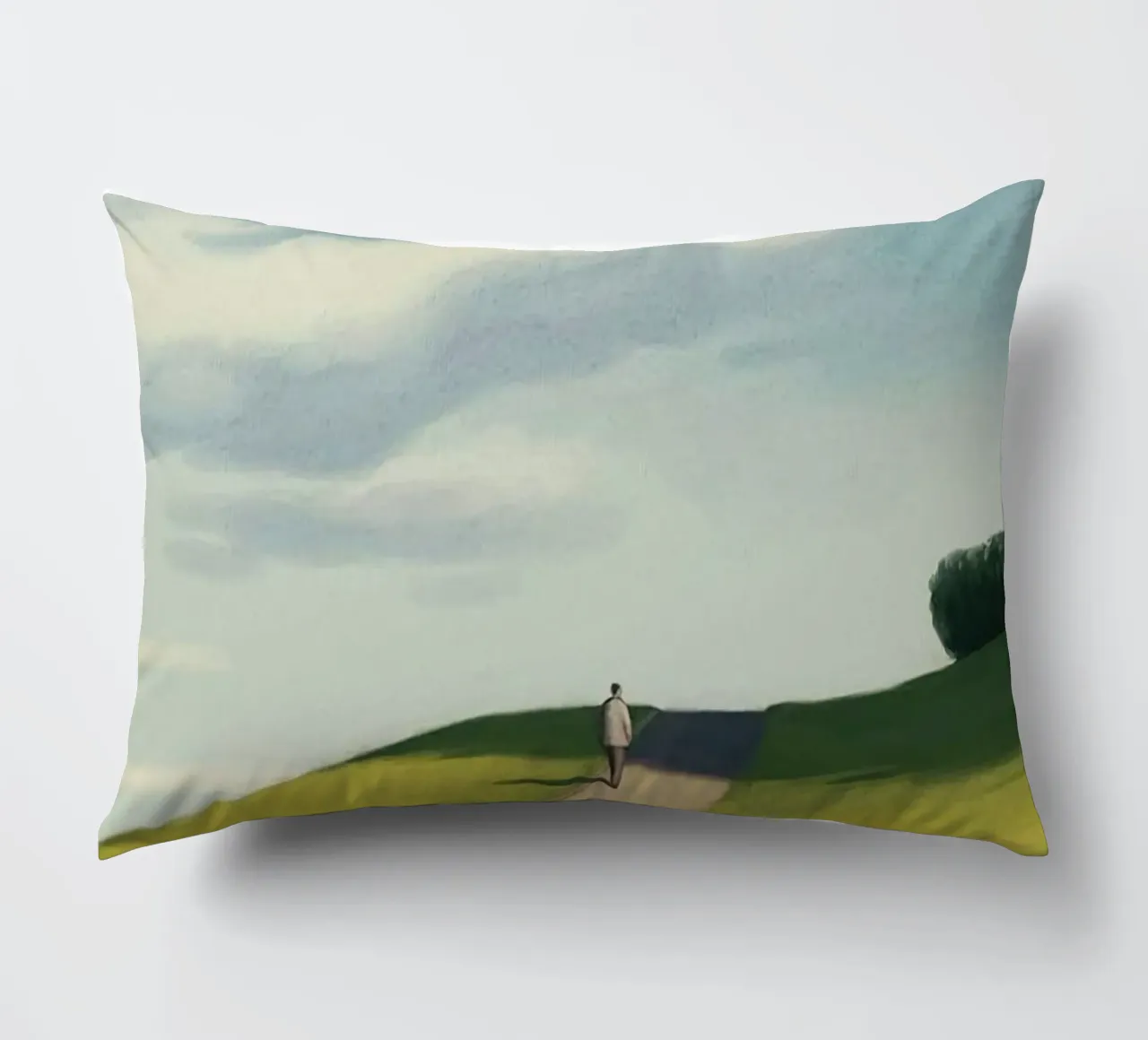 gradient sky countryside serenity cuscino da mip of map