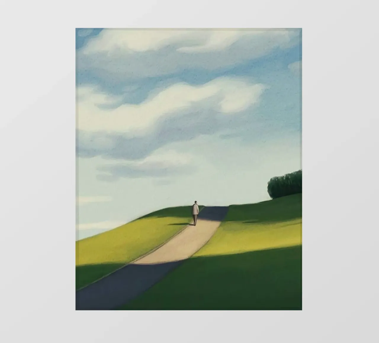 gradient sky countryside serenity pellicola backlit da mip of map