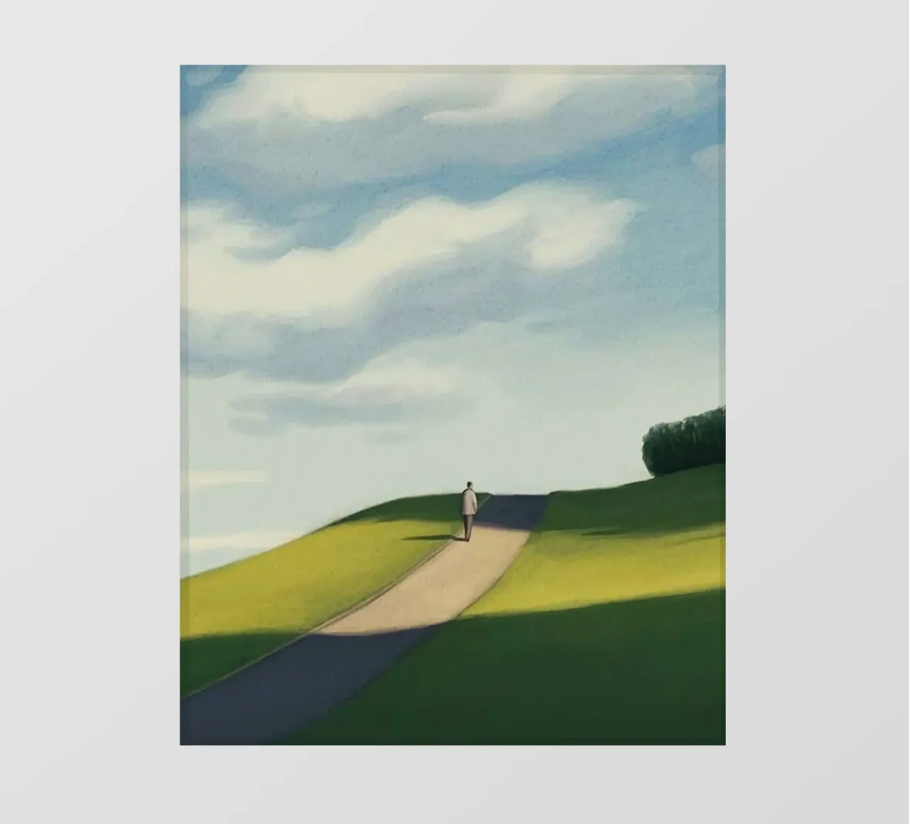 gradient sky countryside serenity telo in pvc da mip of map