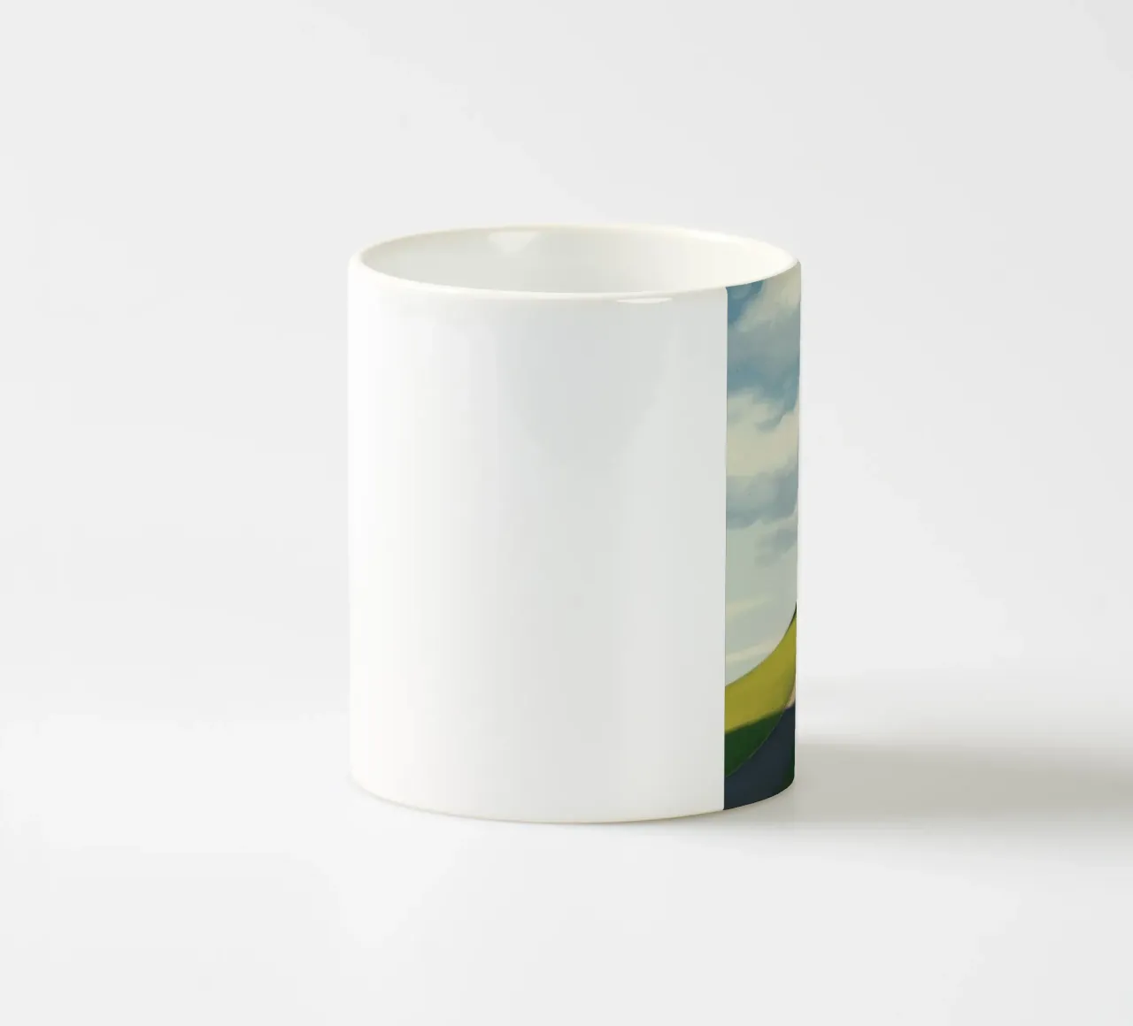 gradient sky countryside serenity tazza in ceramica da mip of map