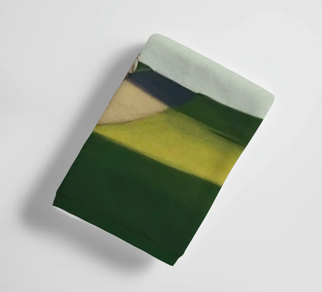 gradient sky countryside serenity asciugamano da bagno da mip of map