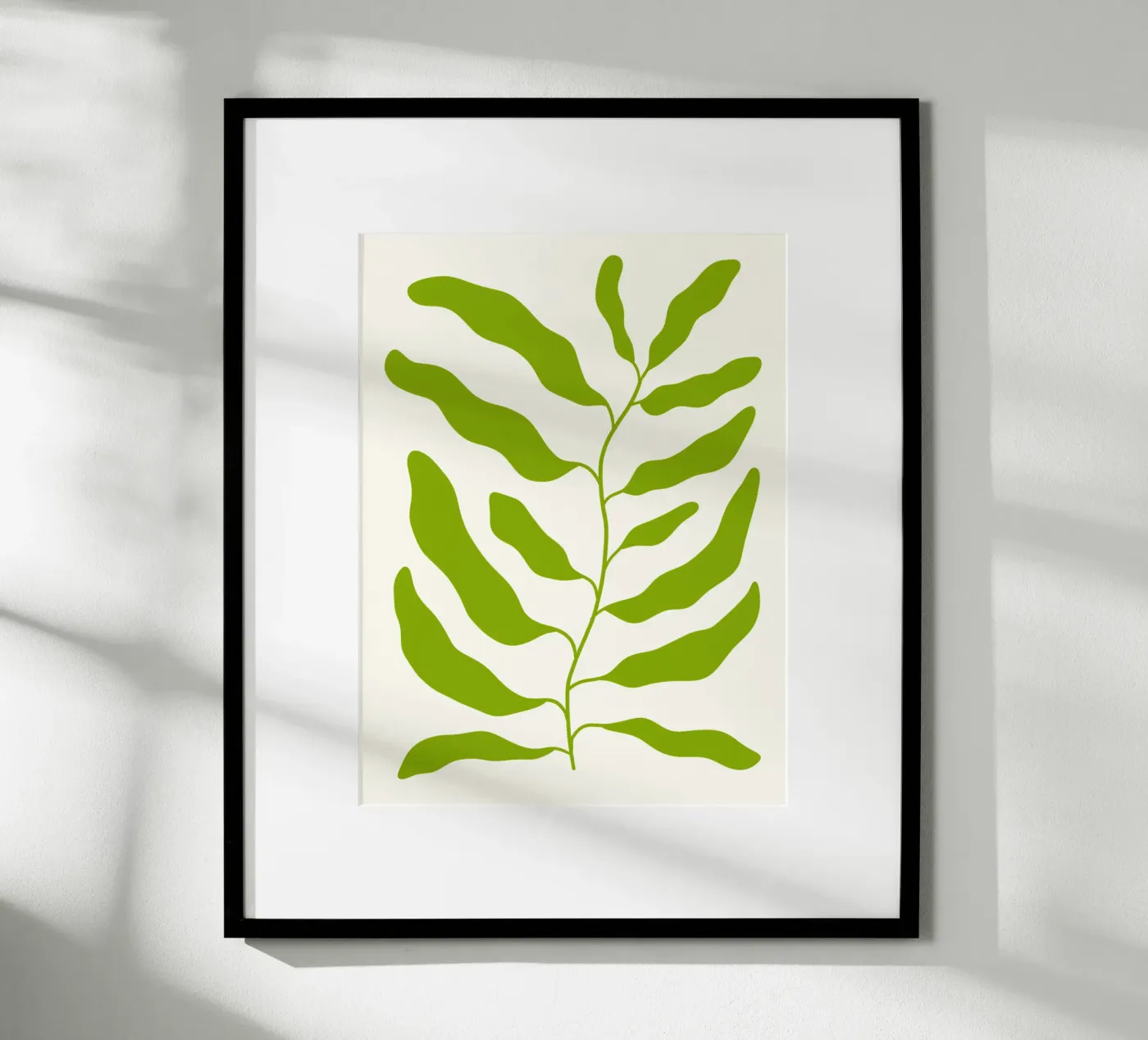 Green leaves poster da TijanaArtStudio88
