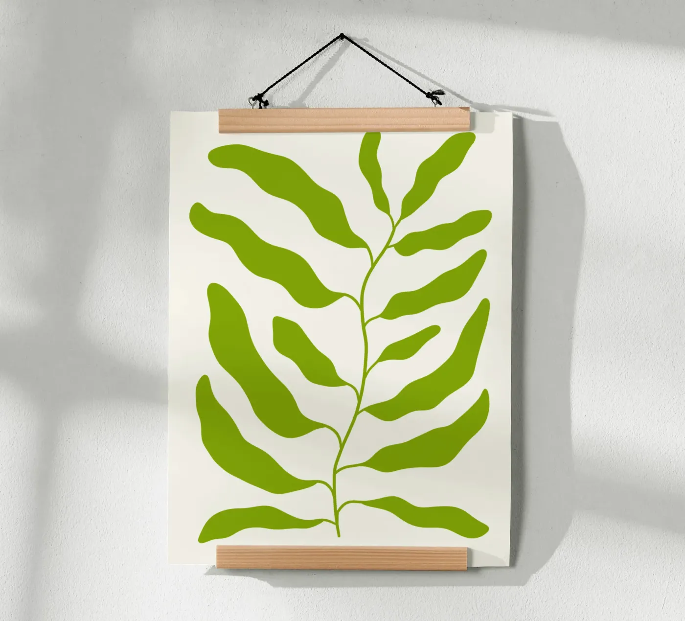 Green leaves poster da TijanaArtStudio88