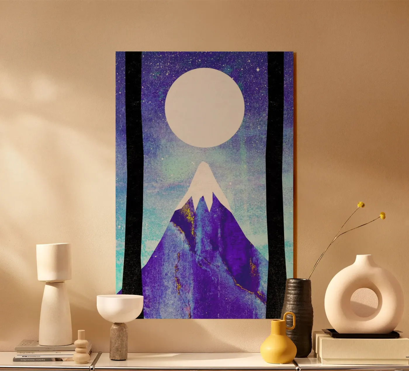 Two Worlds Part 1 acryl van Elisabeth Fredriksson
