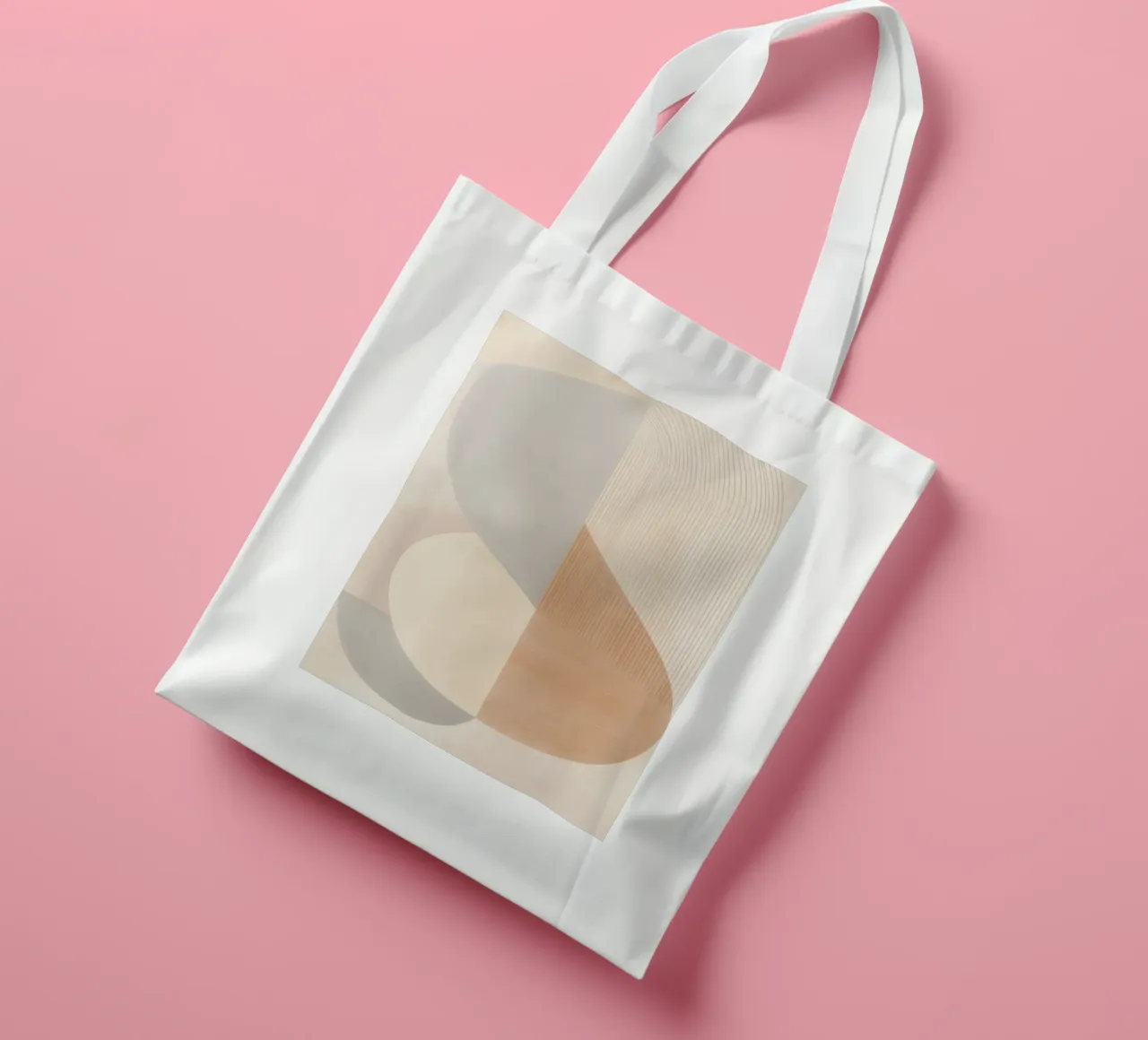 Scandinavian abstract tote bag by Imagine