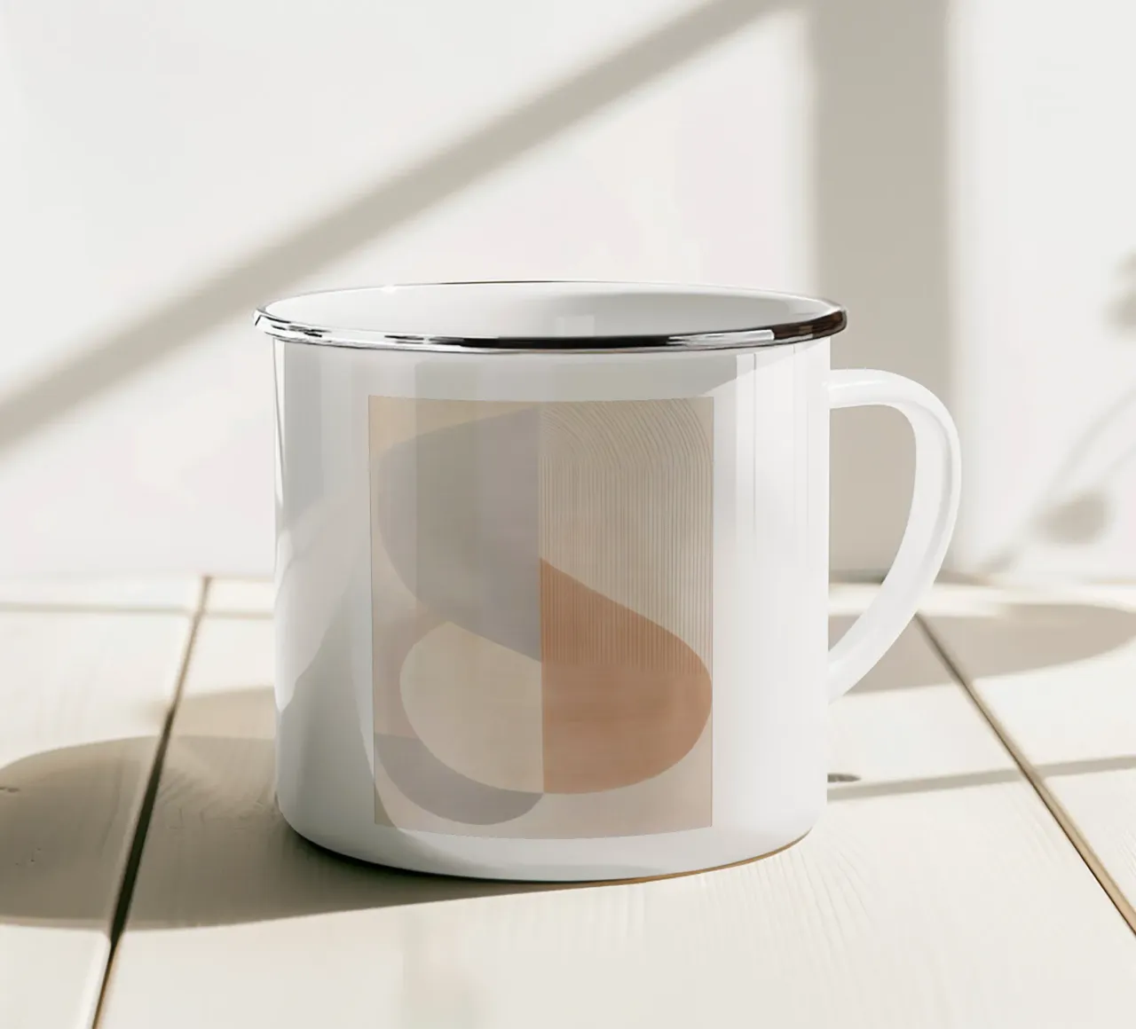 Astratto scandinavo tazza in smalto da Imagine