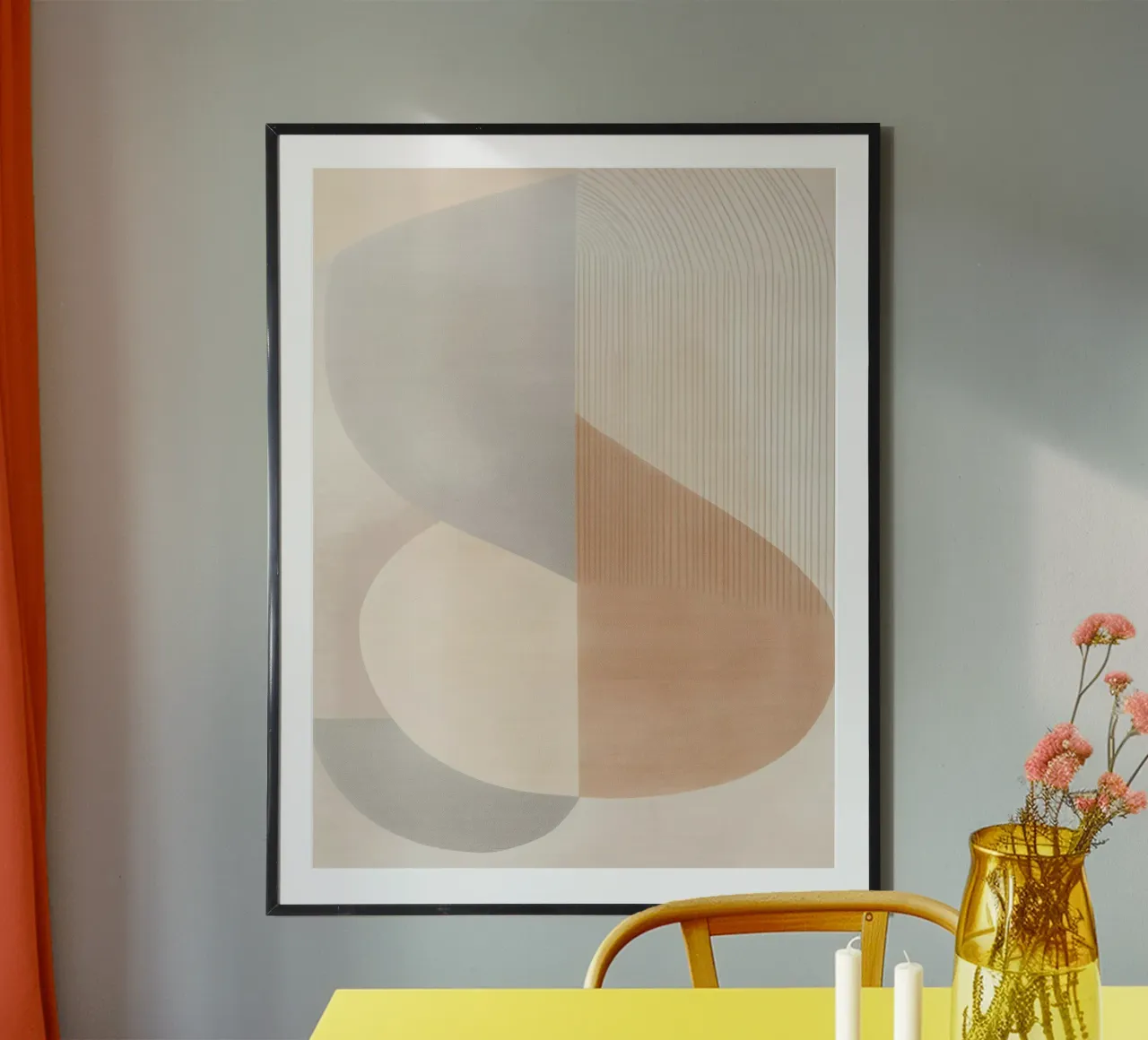 Scandinavian abstract hahnemühle by Imagine