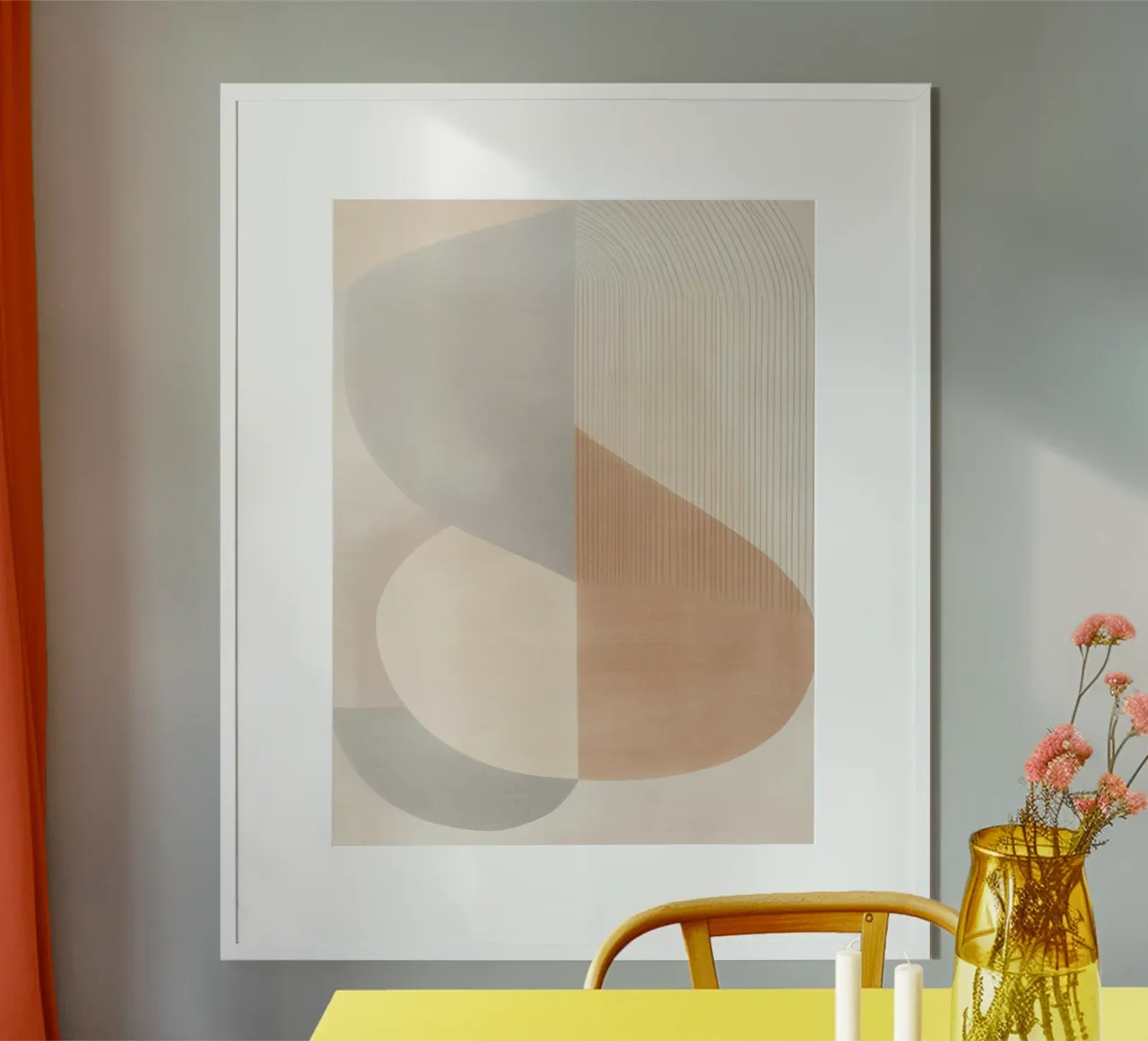 Scandinavian abstract hahnemühle by Imagine