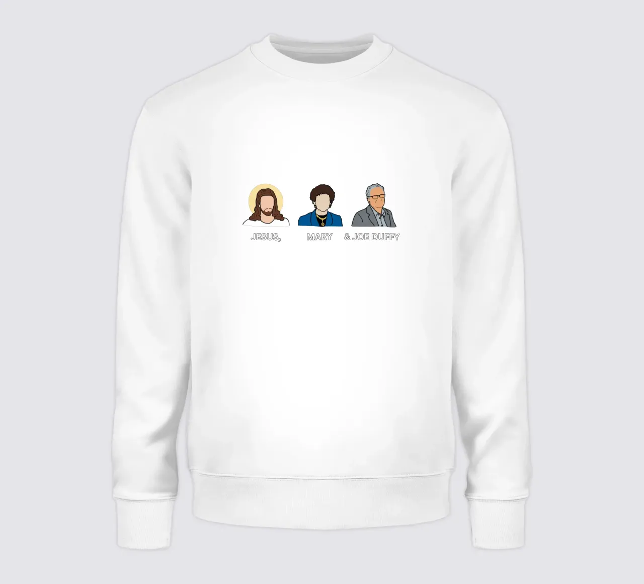 JESUS, MARY AND JOE DUFFY - Support Squad felpa da Melty Shirts
