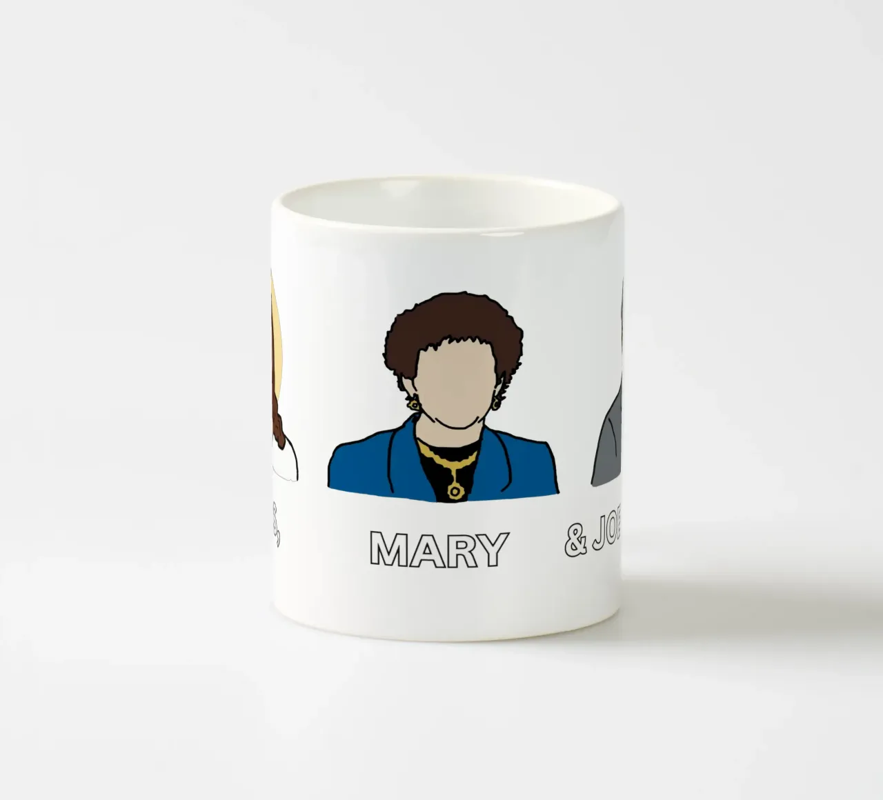 JESUS, MARY AND JOE DUFFY - Support Squad tazza in ceramica da Melty Shirts