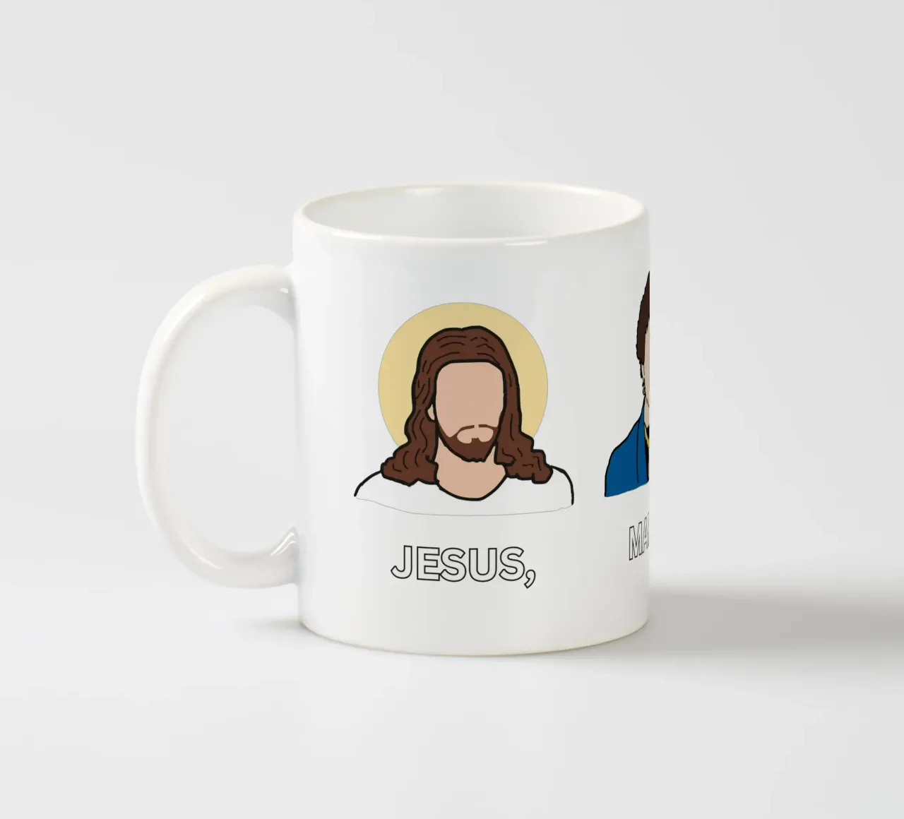 JESUS, MARY AND JOE DUFFY - Support Squad tazza in ceramica da Melty Shirts