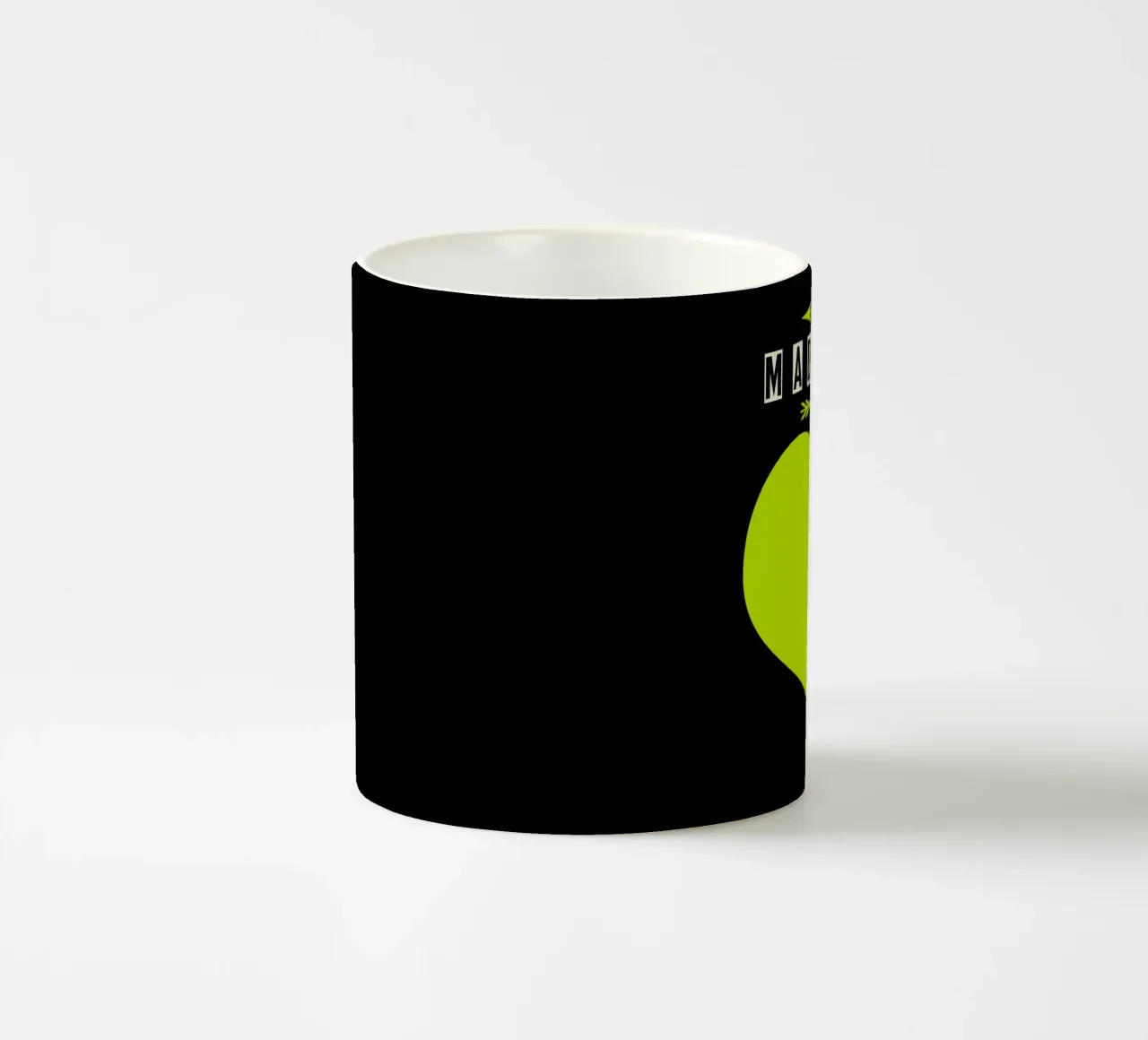 Made with heart Green tazza in ceramica da TijanaArtStudio88
