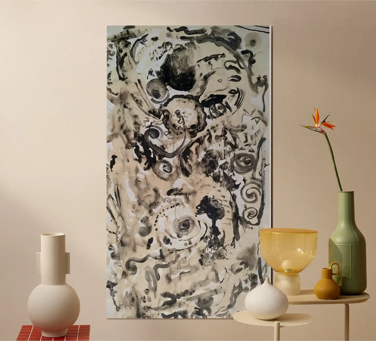 Tormento da caffè poster con telaio in plastica da Cohe studio