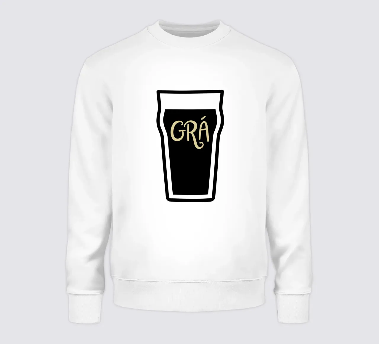 Grá for a Pint - Irish Language Gifts felpa da Melty Shirts