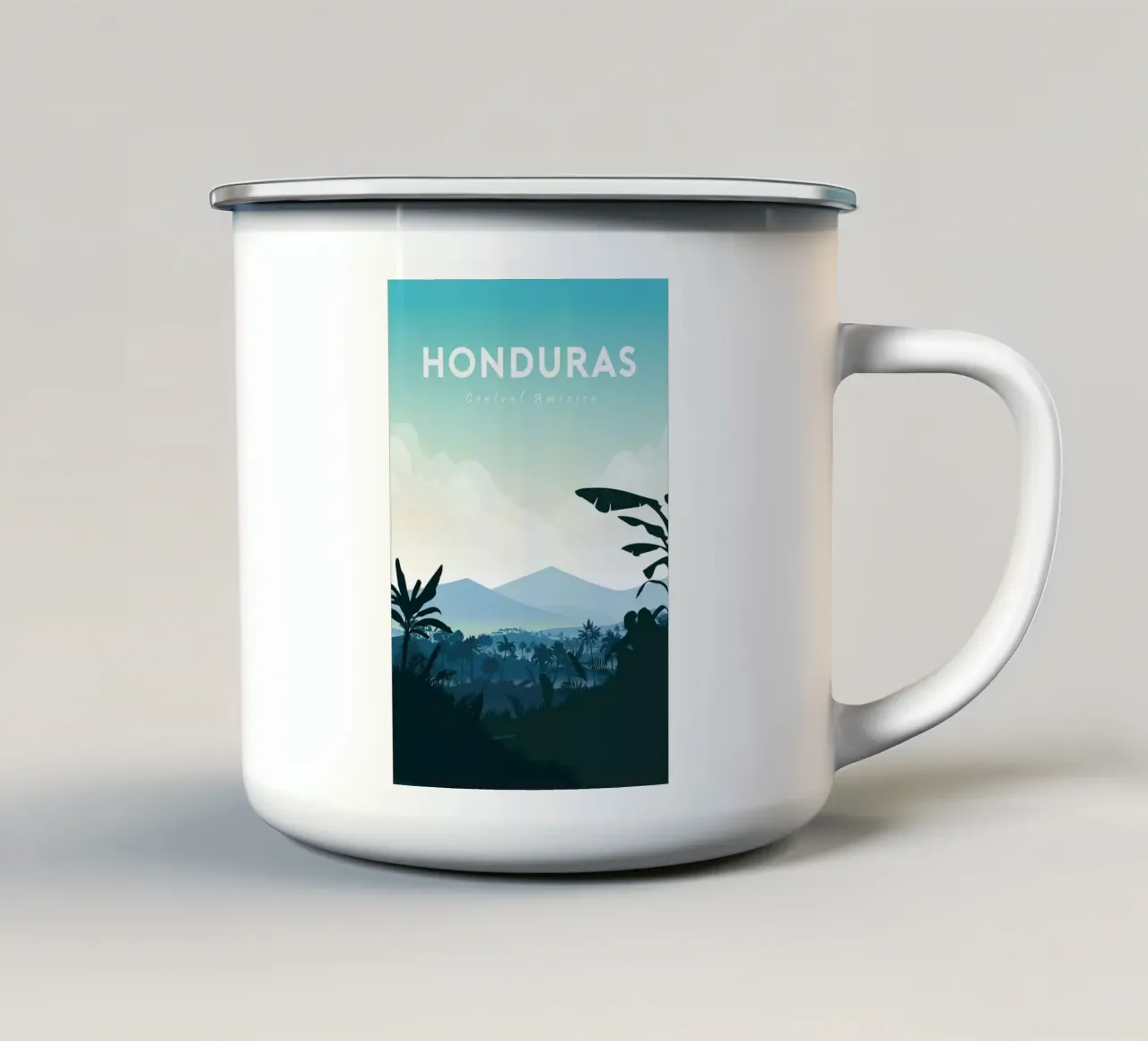 Honduras tazza in smalto da Wendy Wharton