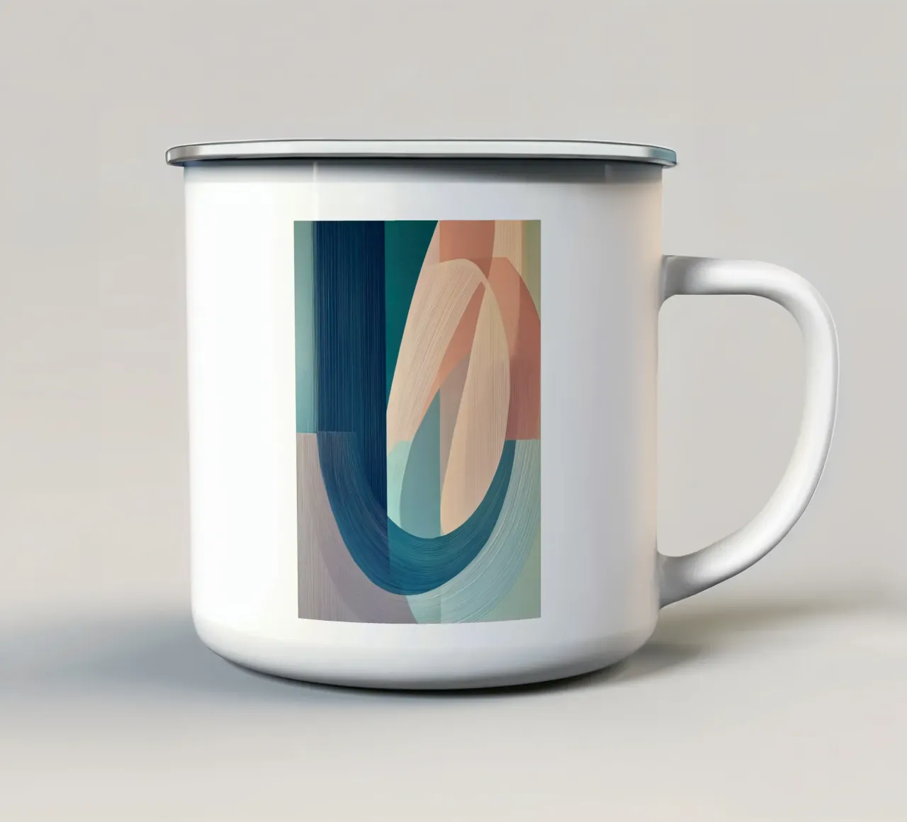 Forme astratte tazza in smalto da Imagine