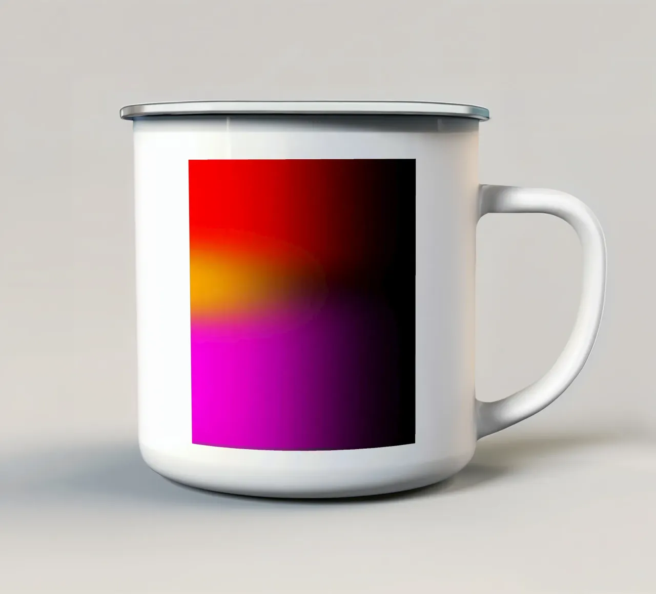 Fire tazza in smalto da Flo Klein
