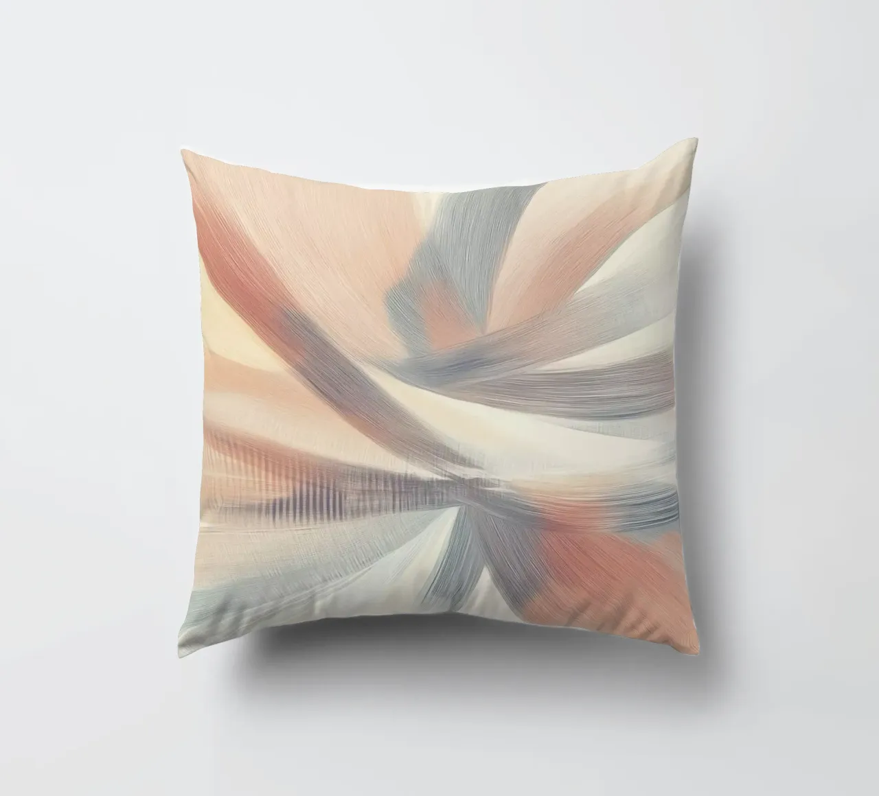Forme astratte in colori tenui cuscino da Imagine