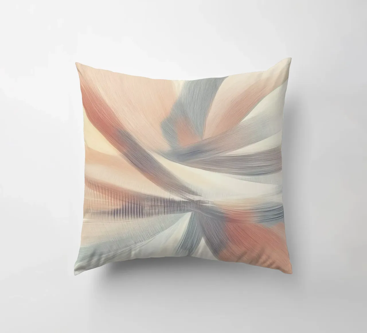 Forme astratte in colori tenui cuscino da Imagine