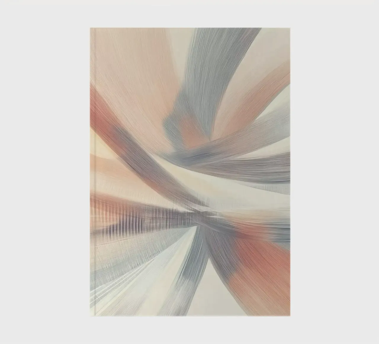 Abstract shapes in soft colors notebook by Imagine