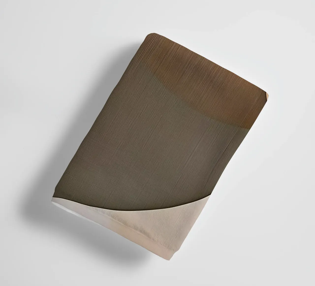 Abstracte vormen in zandkleuren badhanddoek van Imagine
