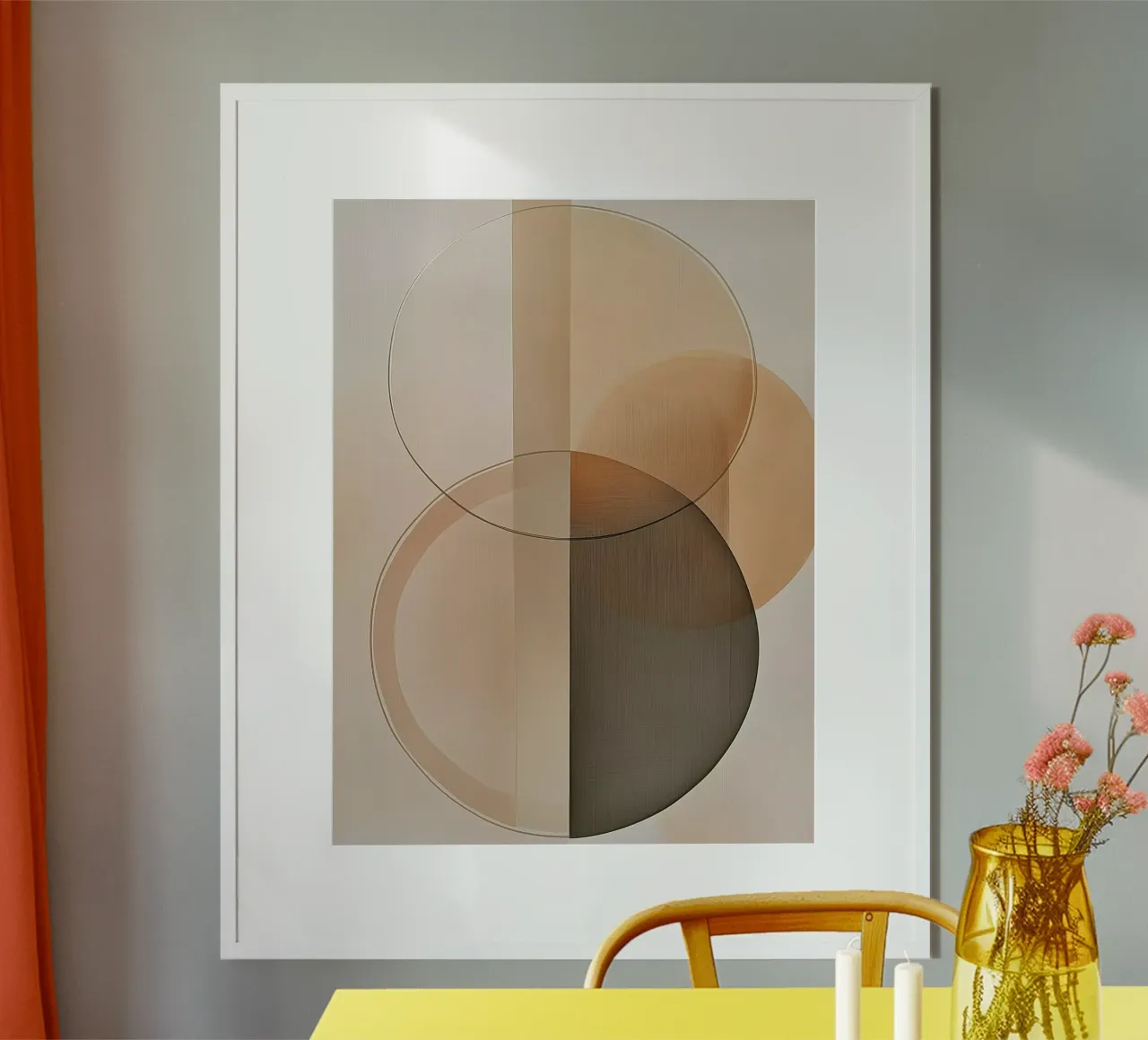 Forme astratte nei colori della sabbia carta hahnemühle da Imagine