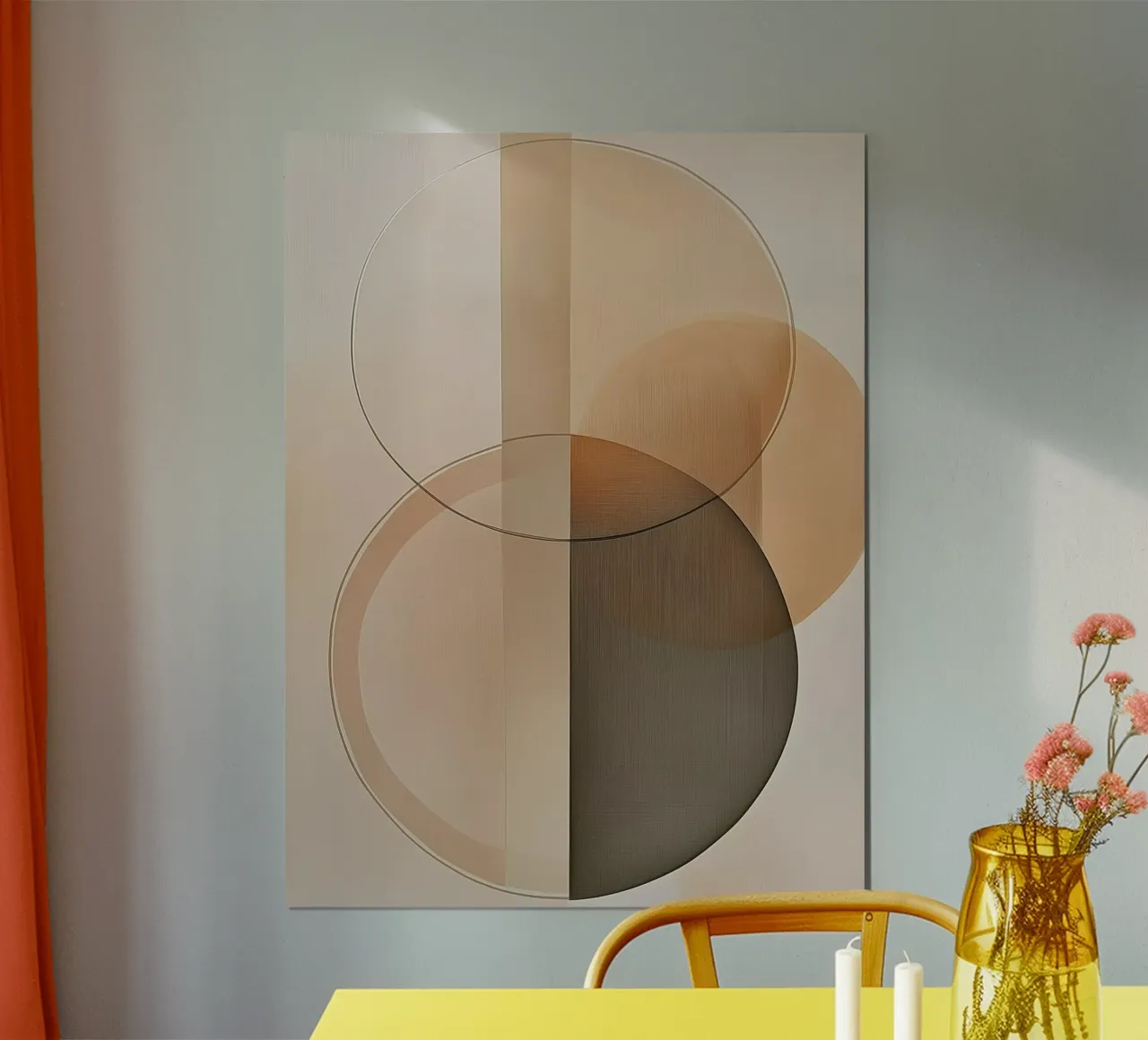 Forme astratte nei colori della sabbia carta hahnemühle da Imagine