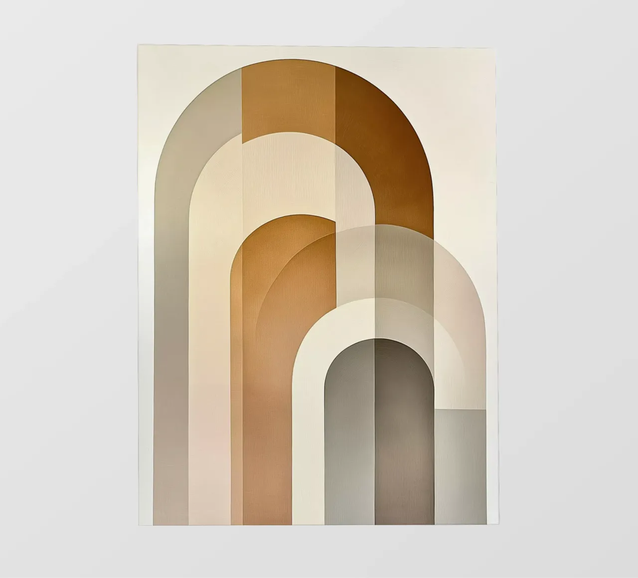 Forme astratte nei colori della sabbia telo in pvc da Imagine