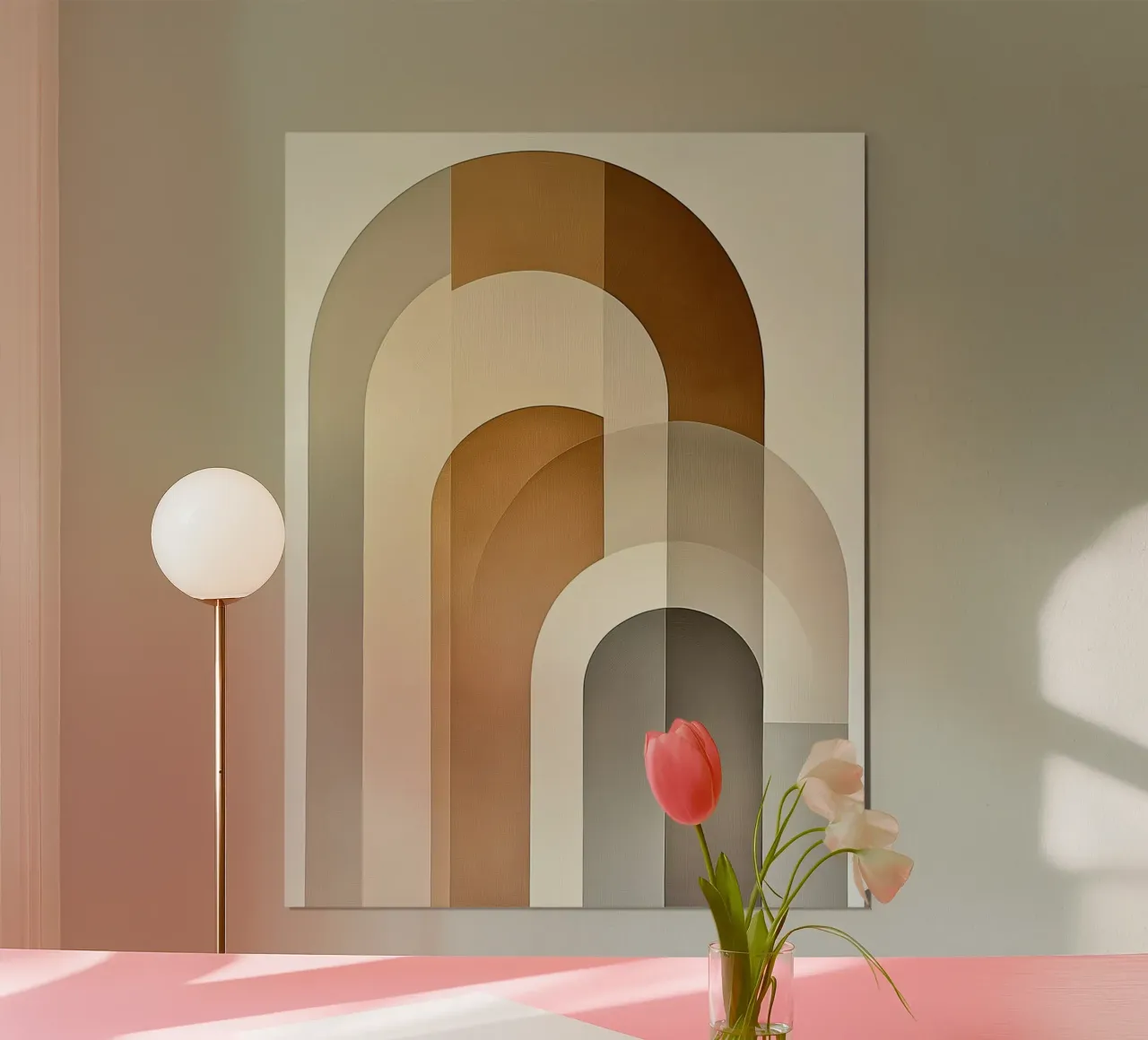Forme astratte nei colori della sabbia carta hahnemühle da Imagine