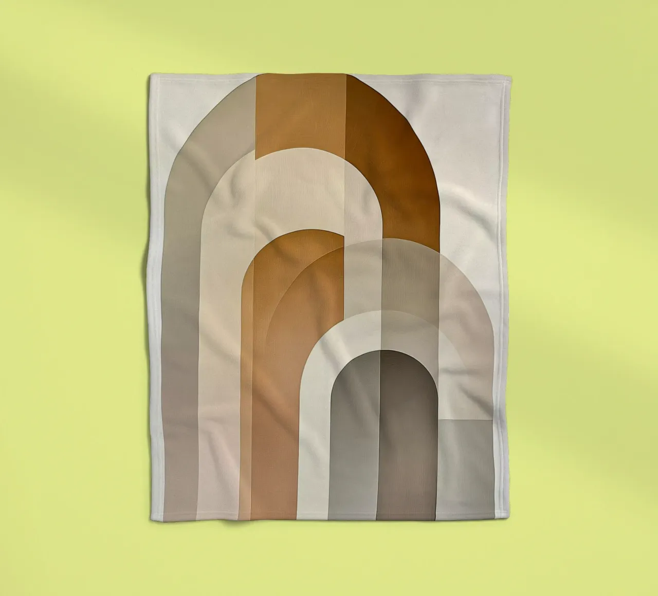 Forme astratte nei colori della sabbia coperta in pile da Imagine