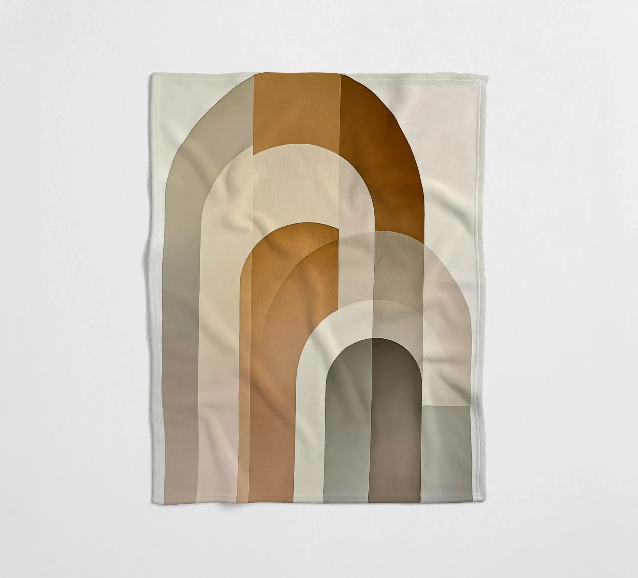 Forme astratte nei colori della sabbia coperta in pile da Imagine