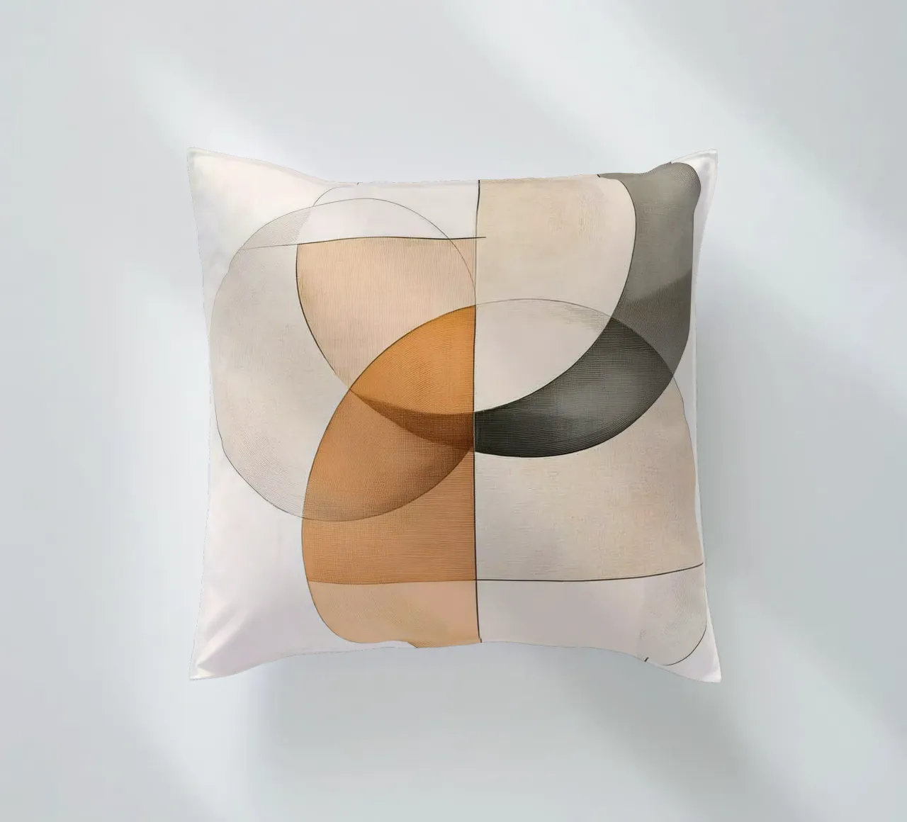 Forme astratte nei colori della sabbia cuscino da Imagine