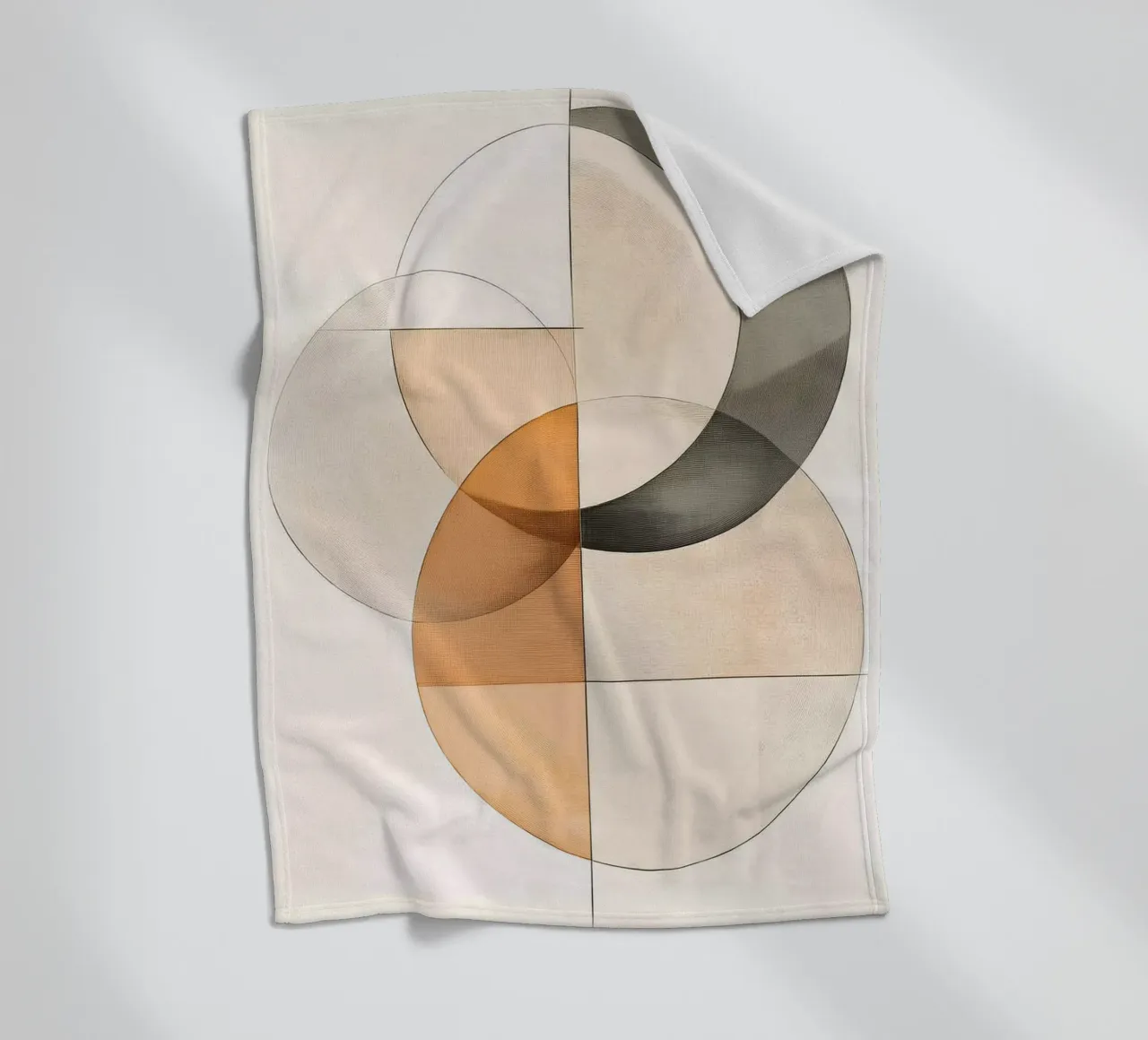 Forme astratte nei colori della sabbia coperta in pile da Imagine