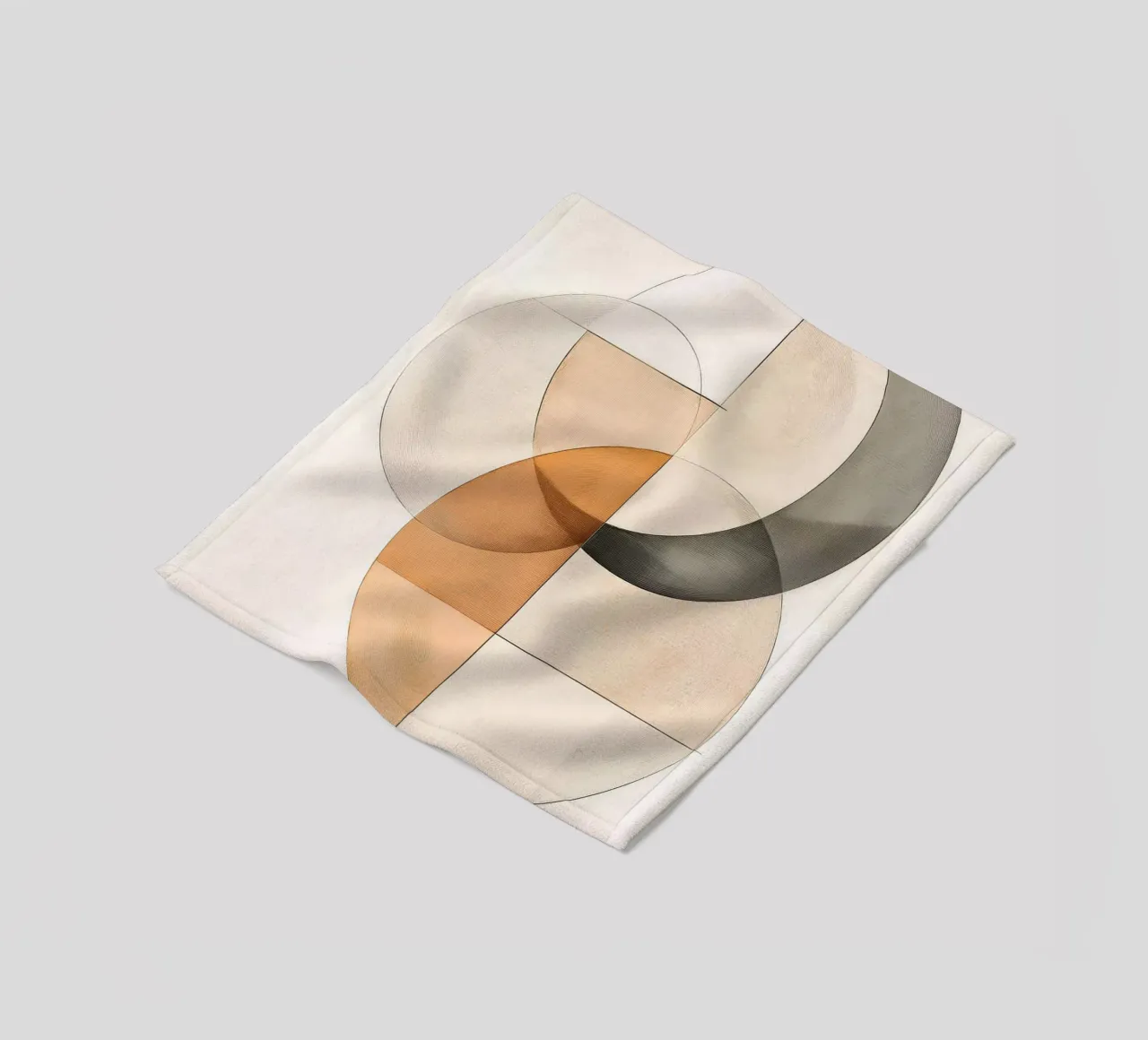 Forme astratte nei colori della sabbia coperta in pile da Imagine