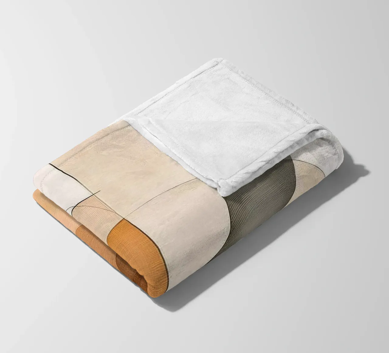 Forme astratte nei colori della sabbia coperta in pile da Imagine