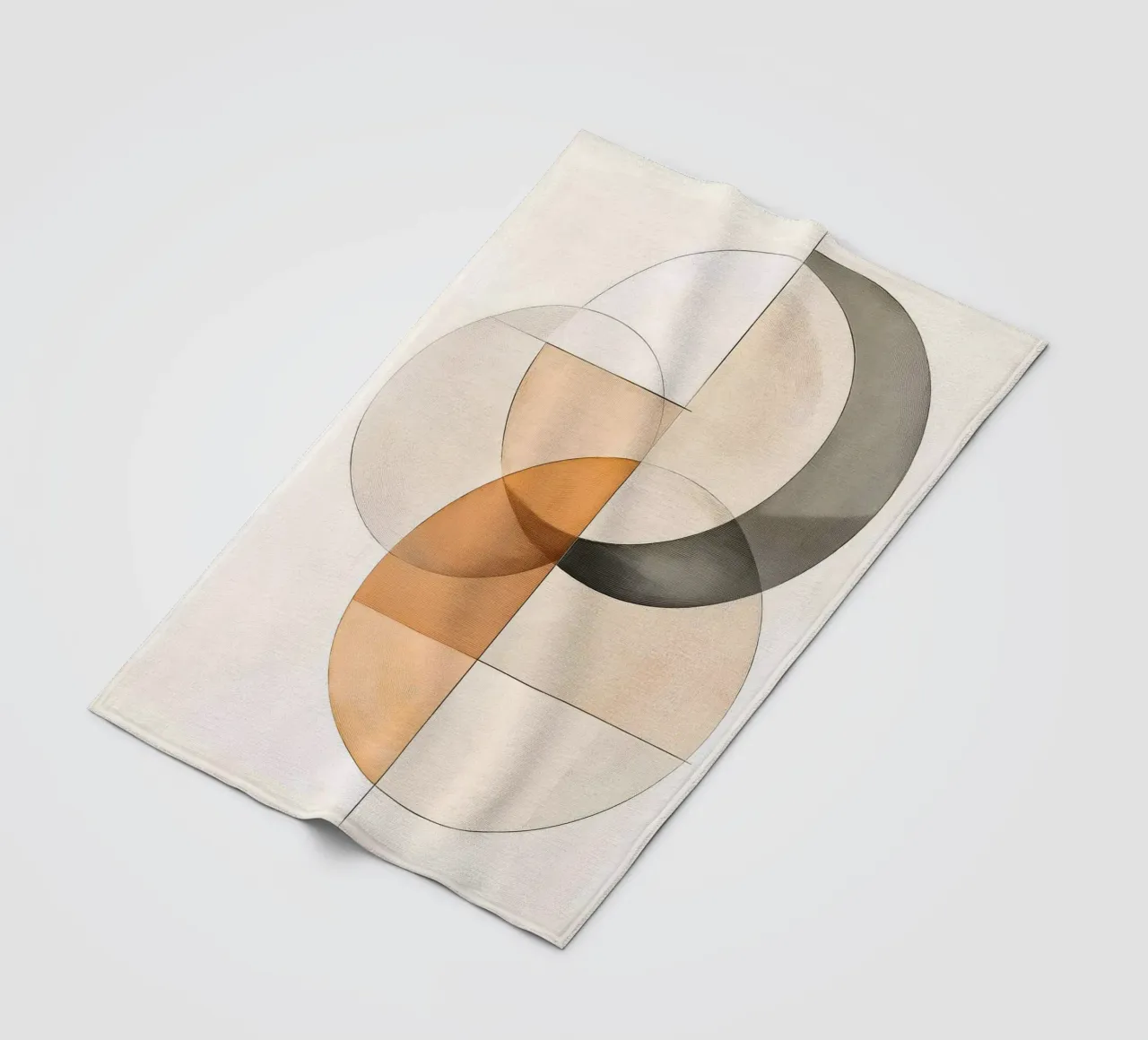 Forme astratte nei colori della sabbia coperta in pile da Imagine