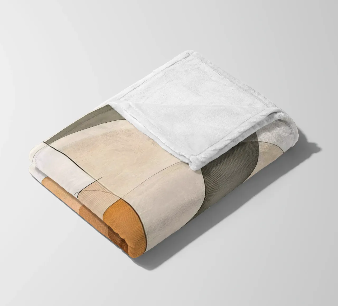 Forme astratte nei colori della sabbia coperta in pile da Imagine