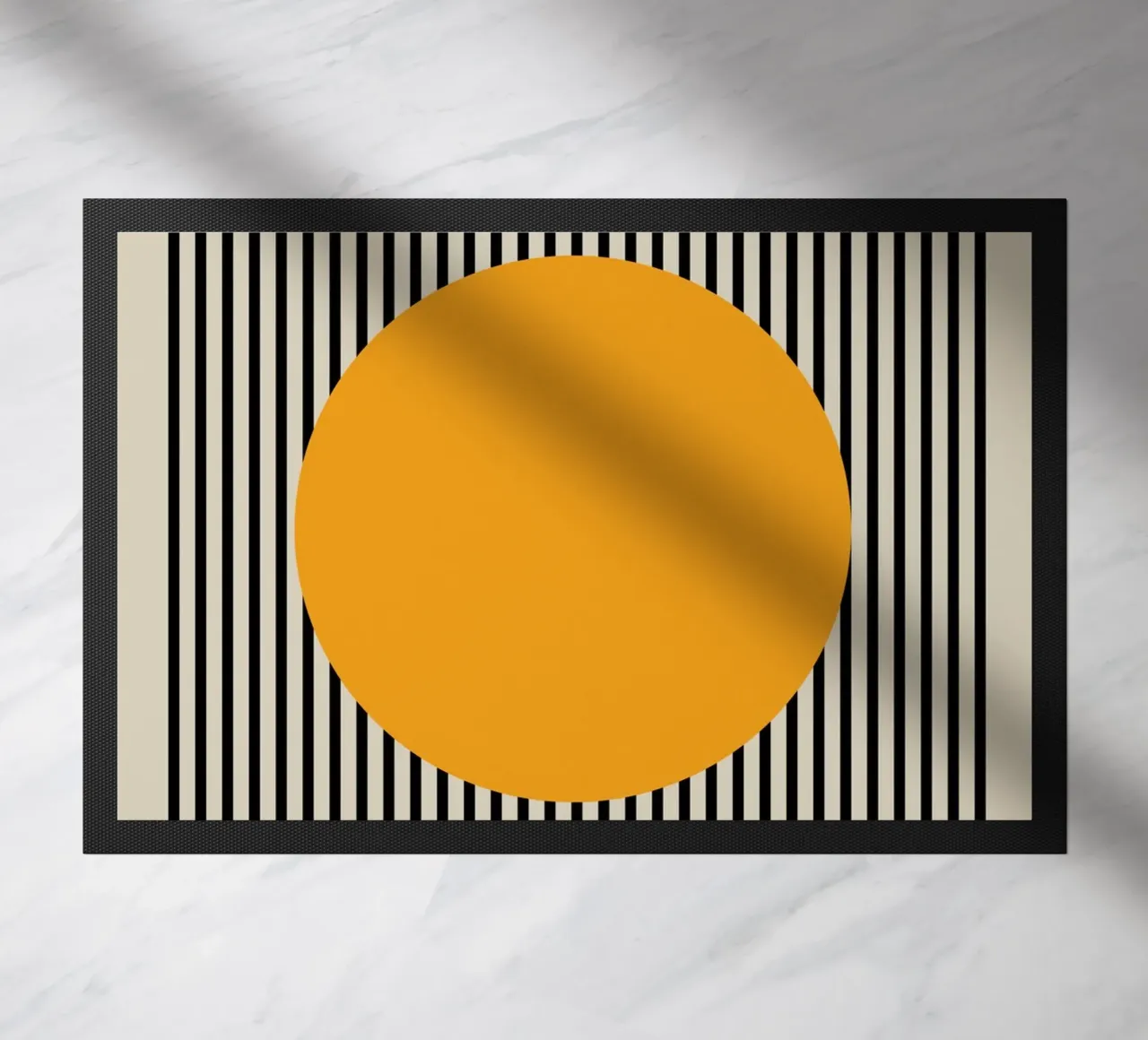Bauhaus 1923 | Minimal Stripe Circle Poster zerbino da Studio Vibe