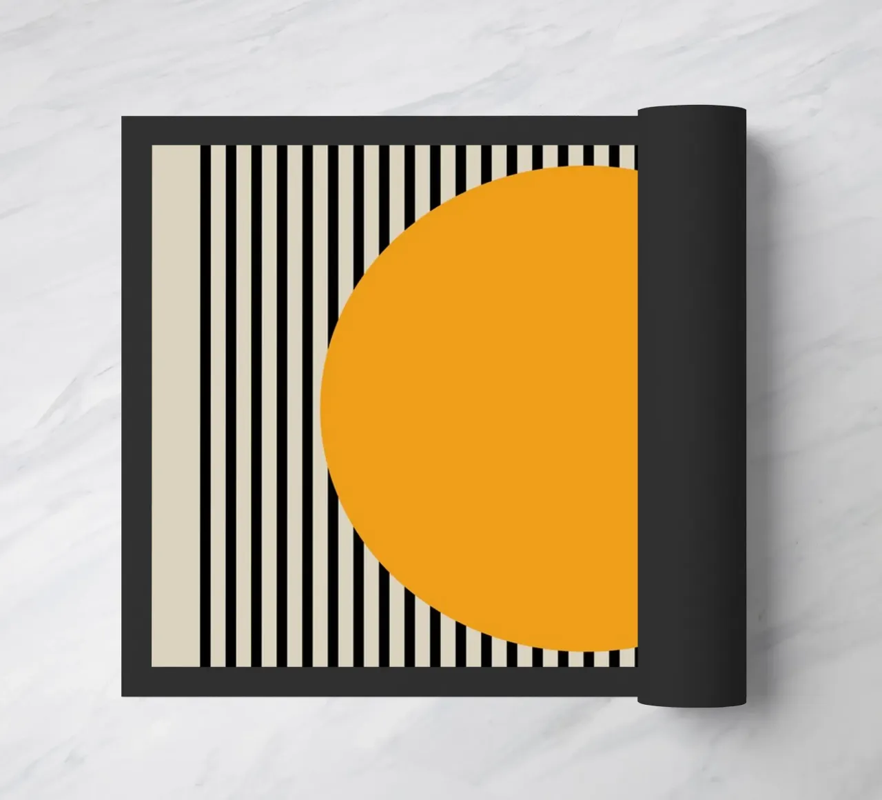 Bauhaus 1923 | Minimal Stripe Circle Poster zerbino da Studio Vibe