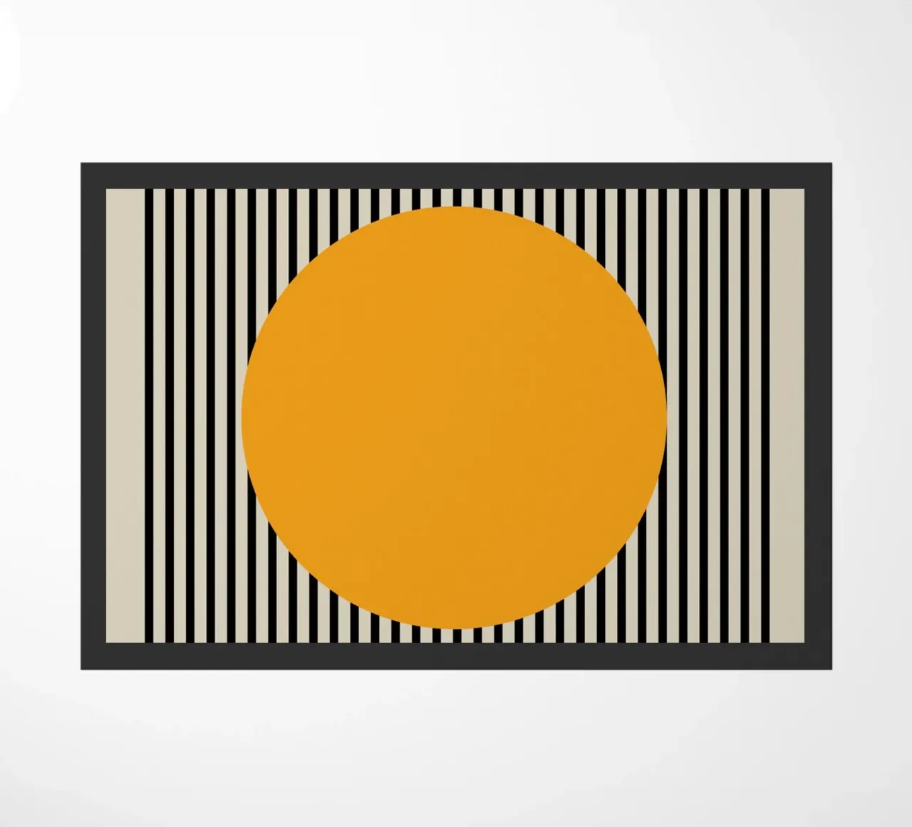 Bauhaus 1923 | Minimal Stripe Circle Poster zerbino da Studio Vibe
