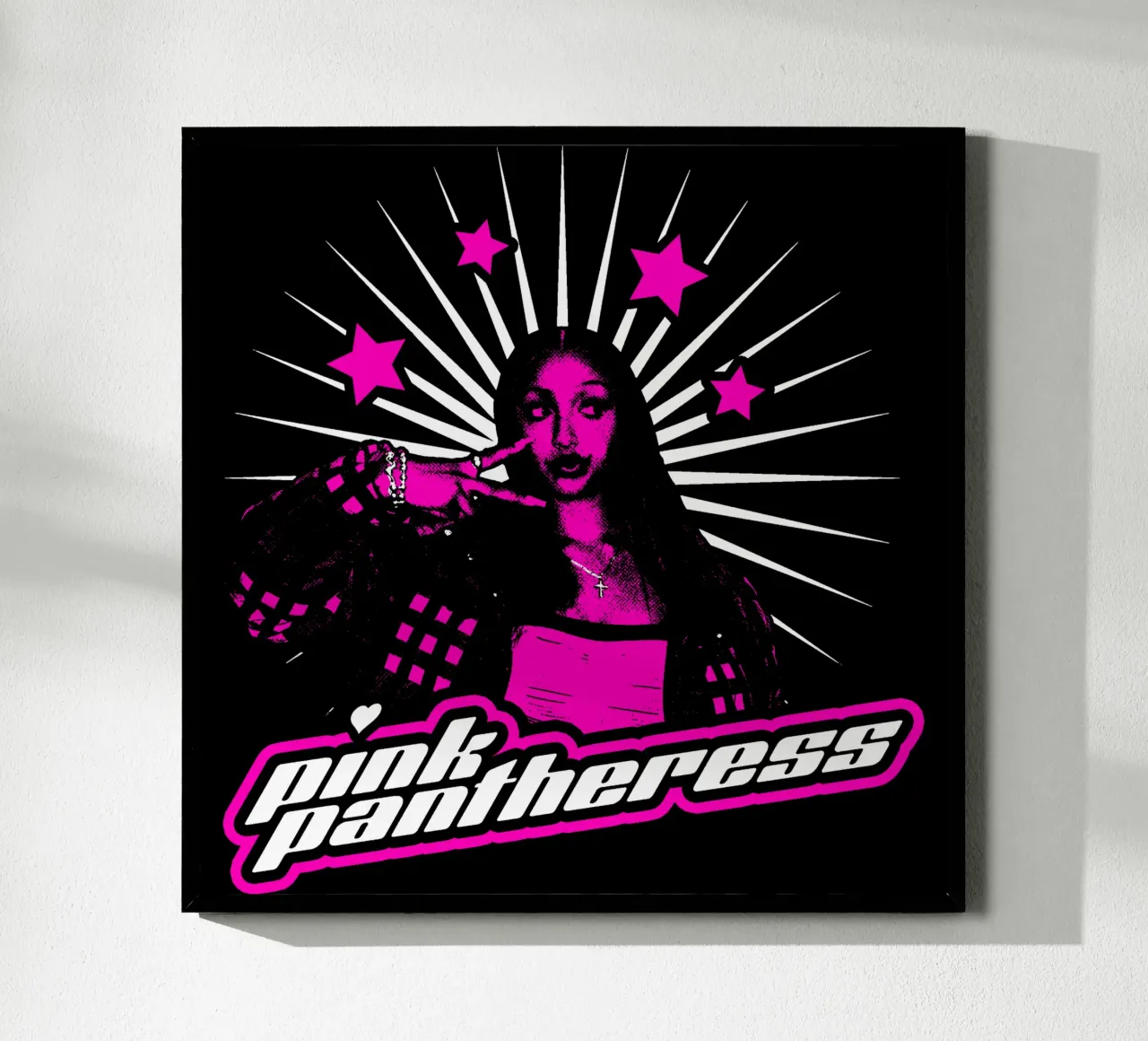 Maglietta classica Pink Pantheress - Break it Off poster da mannys_artt