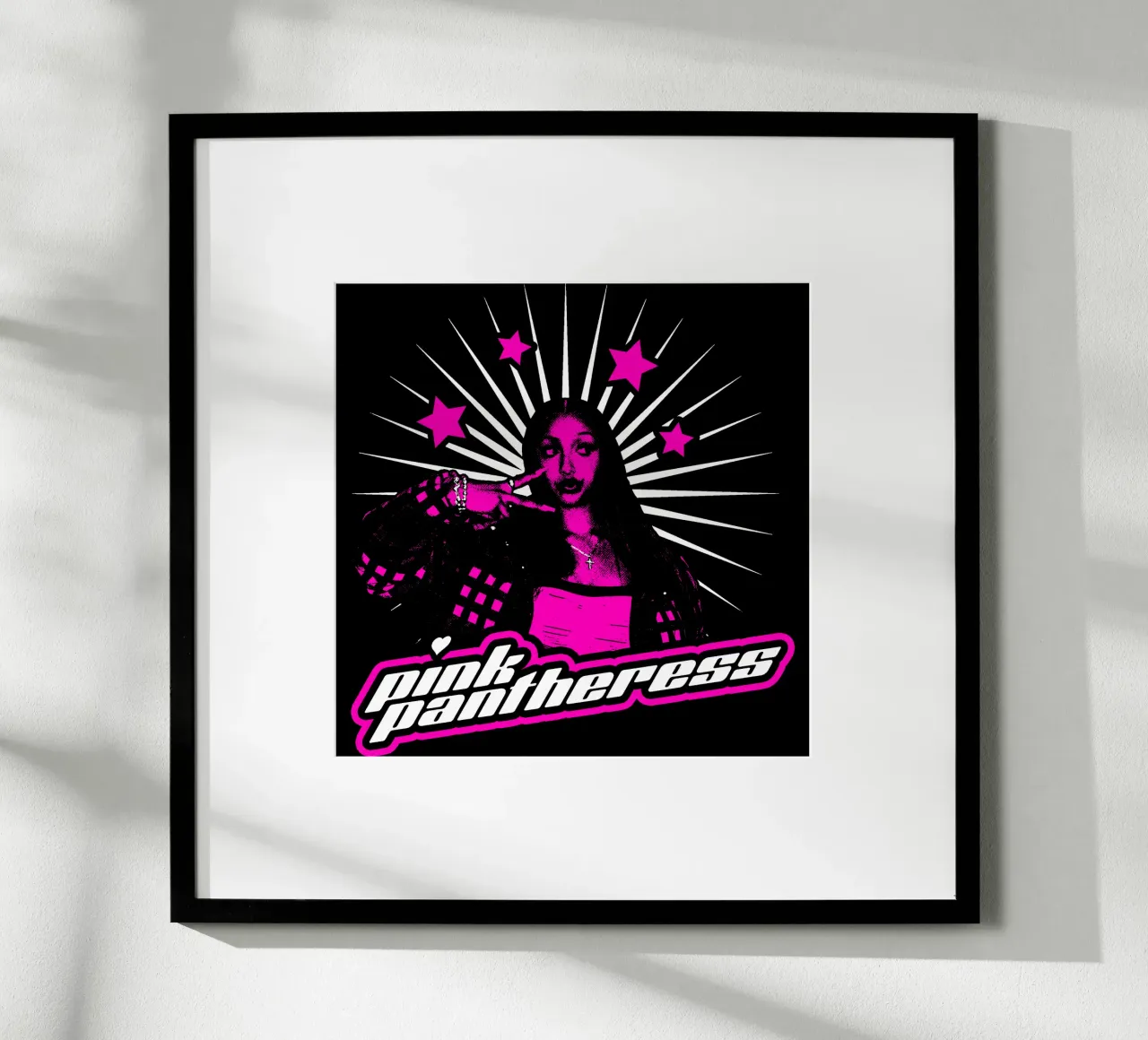 Maglietta classica Pink Pantheress - Break it Off poster da mannys_artt