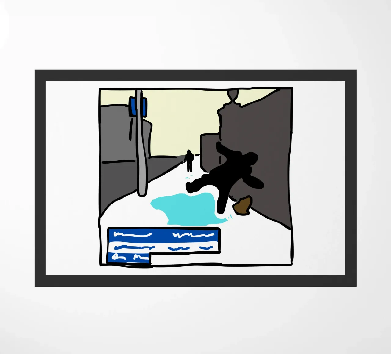 WINTER IS COMING - The Lad who slipped on the Ice zerbino da Melty Shirts